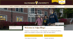 Desktop Screenshot of blogs.valpo.edu