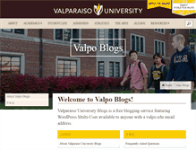Tablet Screenshot of blogs.valpo.edu